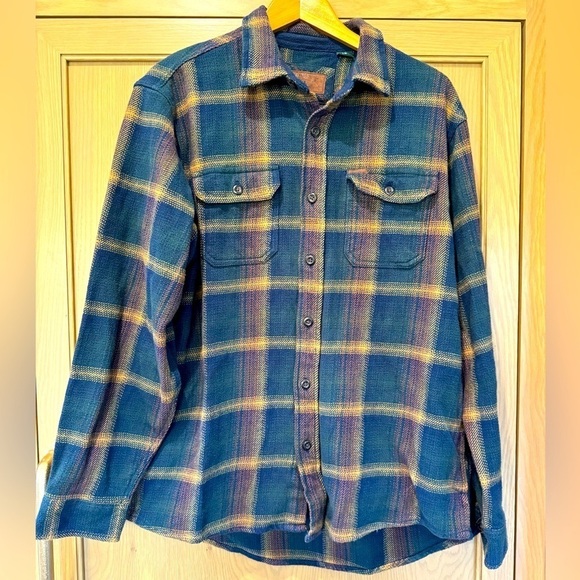Orvis Plaid Midweight Shacket with Pockets / unisex / Large - Picture 1 of 14